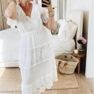 Carly Jean Los Angeles White Lace Dress